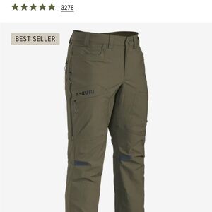 KUIU Men's Cargo Pants in Olive Green